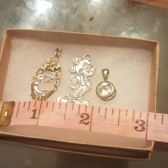 Mickey Mouse Silver Pendant / Charm - Picture 4 of 8